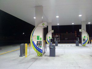 BP Service Station Forecourt LED Lighting