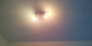 Philips 13W LEDbulb and 75W incandescent lightbulb