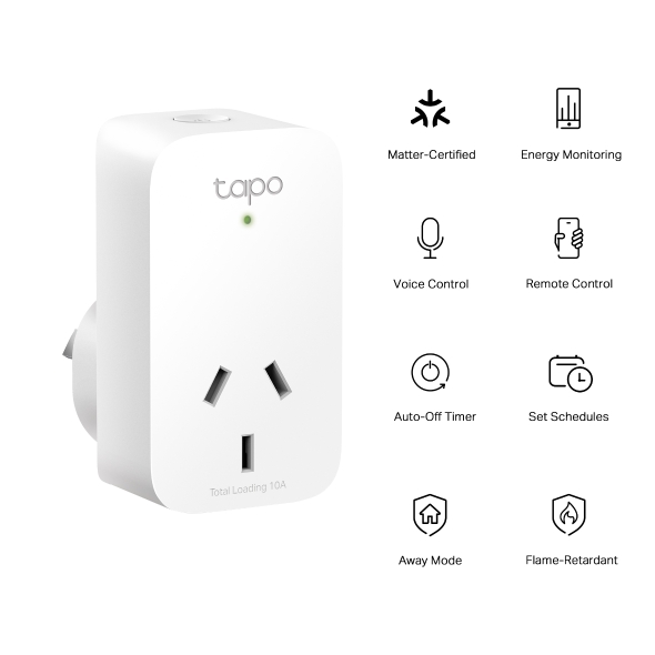 Tapo P110M smart plug with Energy management Matter Certified